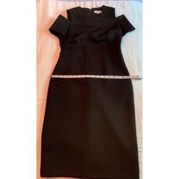 NW Calvin Klein Black Off Shoulder Dress - Picture 4 of 6